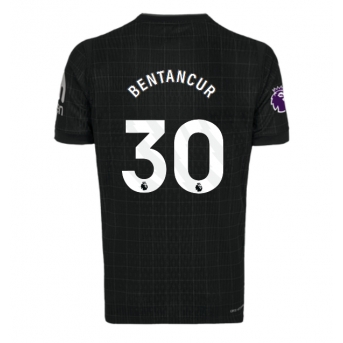 Billige Fotballdrakt Tottenham Hotspur Rodrigo Bentancur #30 Replika Bortedrakt 2025-26 Kortermet